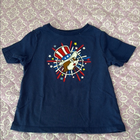 Kids Blue Graphic T-Shirt - Picture 1 of 2